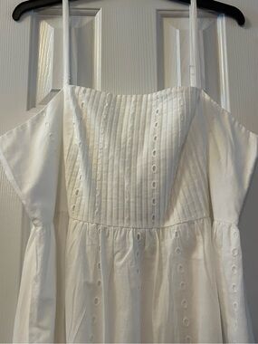 White Eyelet Cotton Sundress. Size 3X